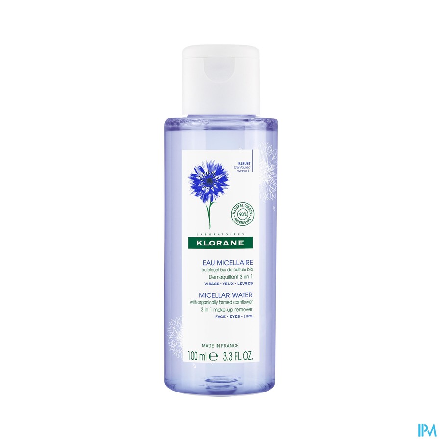 vignette KLORANE EAU MICEL BLEUET 100ML