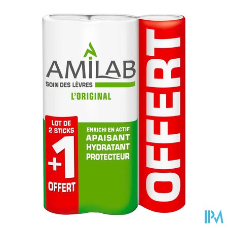 vignette AMILAB STICK SOIN LEV 4,7G X3