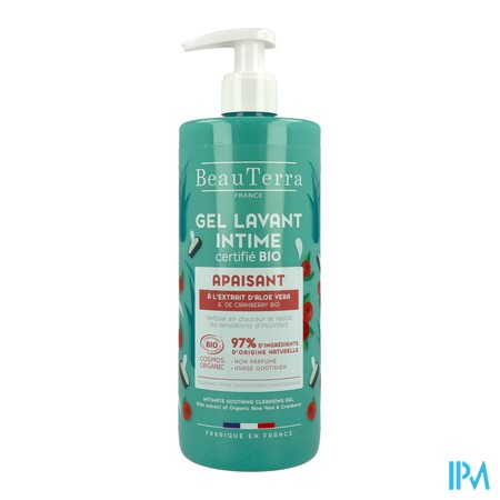 vignette GEL INTIME  CERT BIO - APAISANT - 500ML