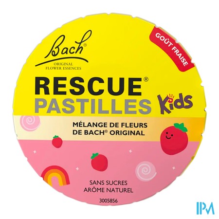 vignette RESCUE PASTILLE KIDS FRAISE 50G