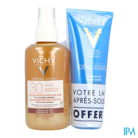 vignette VICHY SOL EAU HALE SUBLIME IP30 200ML