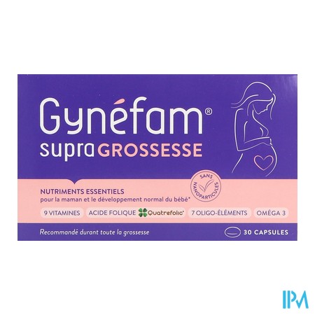 vignette GYNEFAM SUPRA GROSSESSE CAPS 30