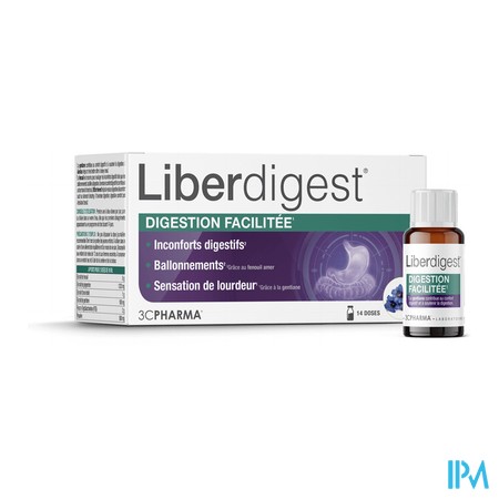 vignette 3C PHARMA LIBERDIGEST BTE14 10ML