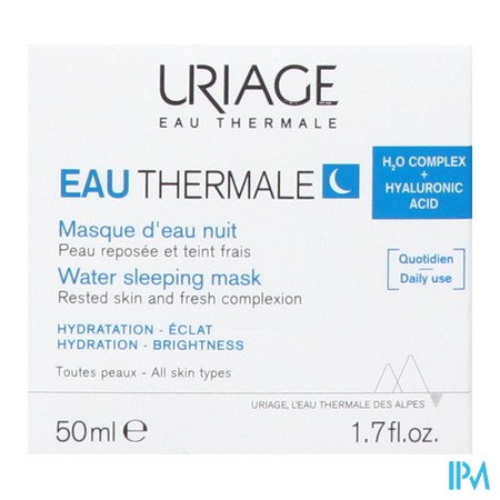 vignette URIAGE EAU THERM MASQ EAU NUIT50ML