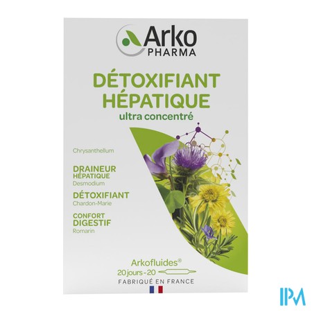 vignette ARKOFLUID DETOX HEPATIQUE DESM, CHARD