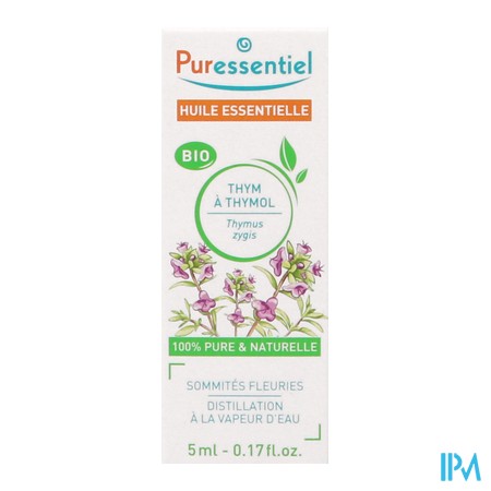 vignette PURESSENTIEL HE BIO THYM THYMO 5ML