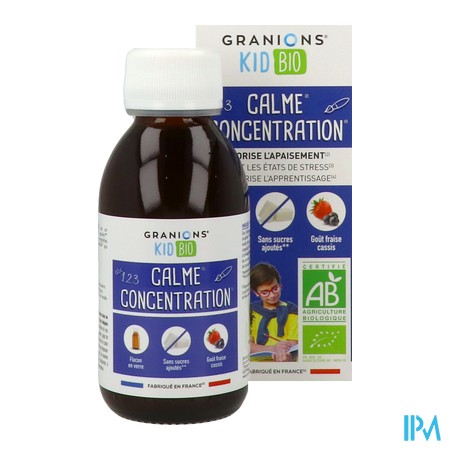 produit GRANIONS KID BIO CALME & CONCENTRATION