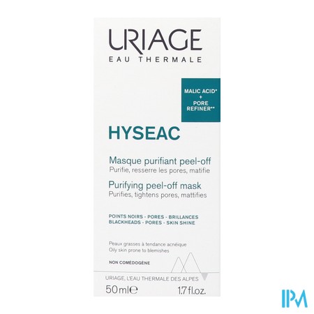 vignette URIAGE HYSEAC MASQUE PEEL-OFF DOUX 50ML