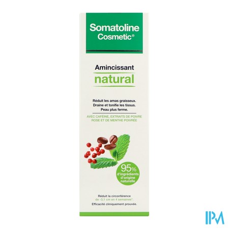 vignette SOMATOLINE NATURAL GEL AMINC 250ML