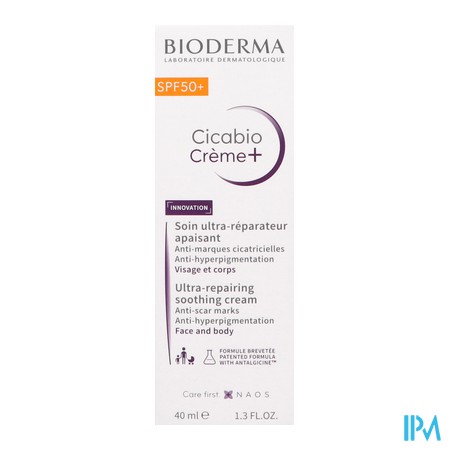 vignette CICABIO CR+ ULTRA-REP SPF50+ 40ML