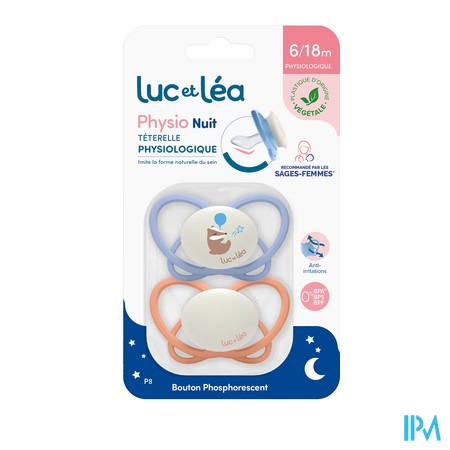 produit LUC&LEA DUO SUCE PHYSIO AIR NUIT 6-18M P8