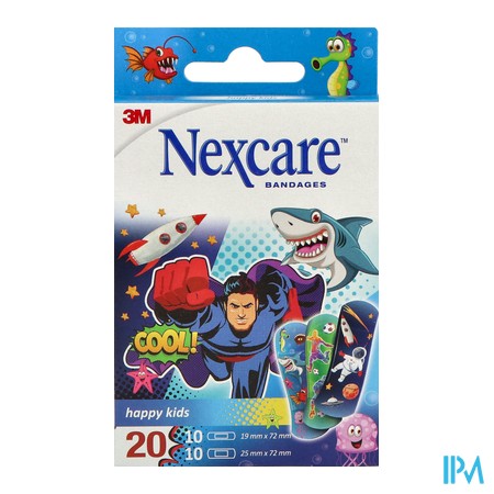 produit NEXCARE PANS HAPPY KIDS COOL 2TAILLES 20