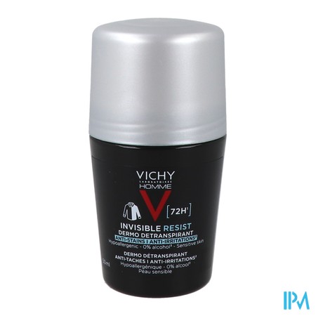 vignette VICHY DEO H INVIS RESIST 72H ROLL ON 50ML