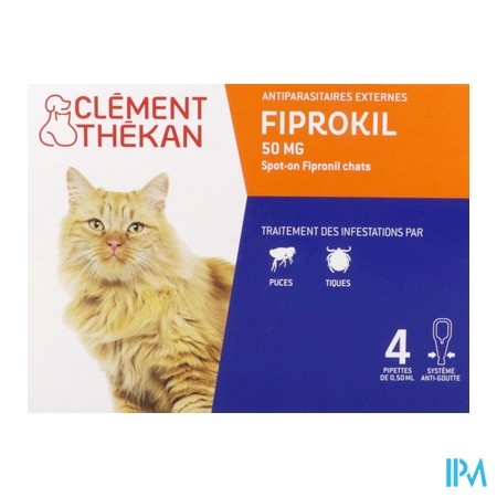 vignette CLEM/THEK FIPROKIL CHAT PIPETTE 4