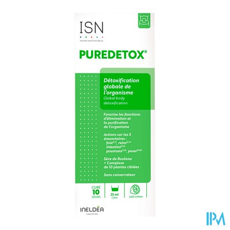 produit ISN PUREDETOX SOL BUV CITR 250ML