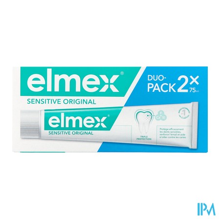 vignette ELMEX DENT SENSITIVE 75ML X2