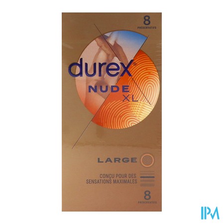 produit DUREX NUDE XL BT 8PRES