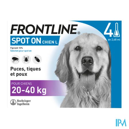 produit FRONTLINE CHIEN L SPOTON PIPET 6