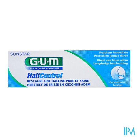 vignette GUM HALICONTROL DENTIFRICE 75ML
