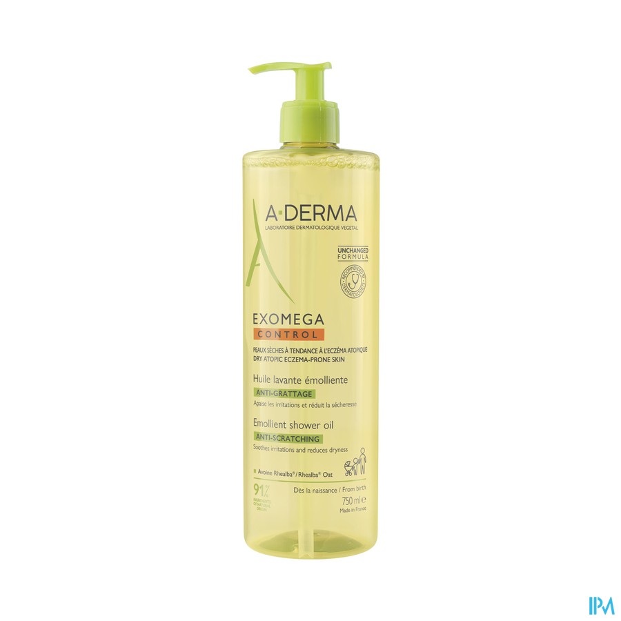 vignette A-DERMA EXOMEGA CONT HLE LAV 750ML