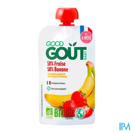 vignette GOOD GOUT FRAISE BANANE 120G