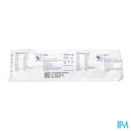 vignette SER BD PLASTIPAK S/AIG H851ES 50ML