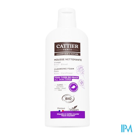 vignette CATTIER MOUSSE NETT VISAGE NUAGE CELESTE