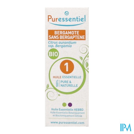 vignette PURESSENTIEL HE BIO BERGAMOTE 10ML