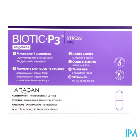 produit ARAGAN BIOTIC P3 STRESS 60GEL