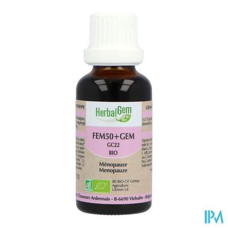 vignette HERBALGEM FEM50+GEM BIO 30ML