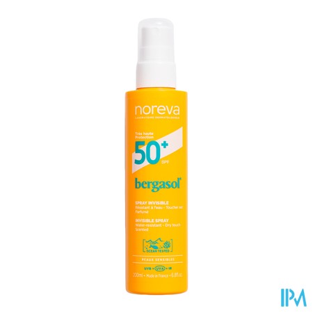 vignette NOREVA BERGASOL SPR INV SPF50+ 200ML