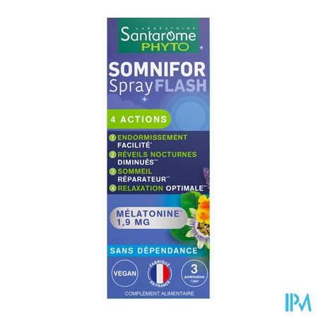 produit SANTAROME SOMNIFOR MELATONINE SPR 20ML1