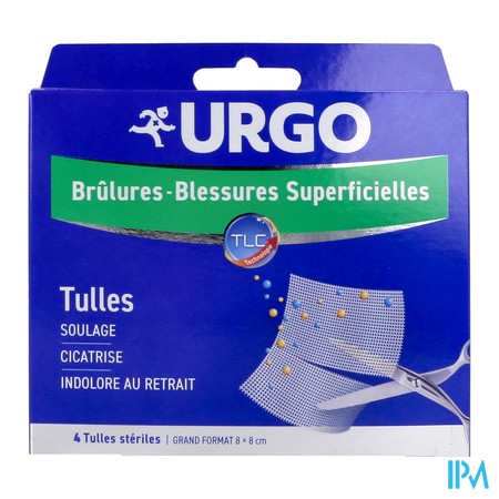 vignette URGO BRULURE TULLE ST 8CMX8CM 4