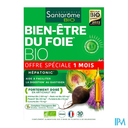 produit SANTAROME BIEN-ETR FOIE 10ML30