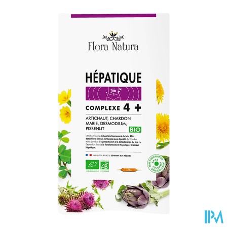 vignette FLORA NAT CPLX4+ HEPATIQUE AMP 20