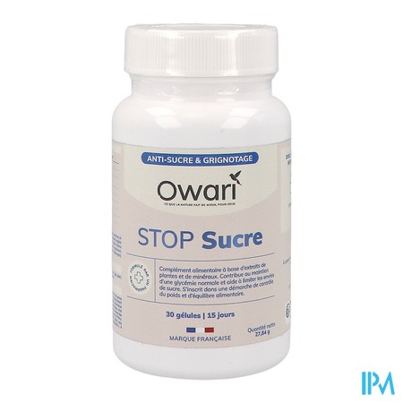 produit OWARI STOP SUCRE GELUL 30