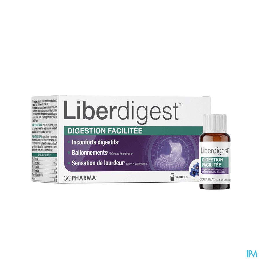vignette 3C PHARMA LIBERDIGEST FL125ML