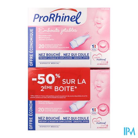 produit PRORHINEL EMBOUT JETABLE 20 X2