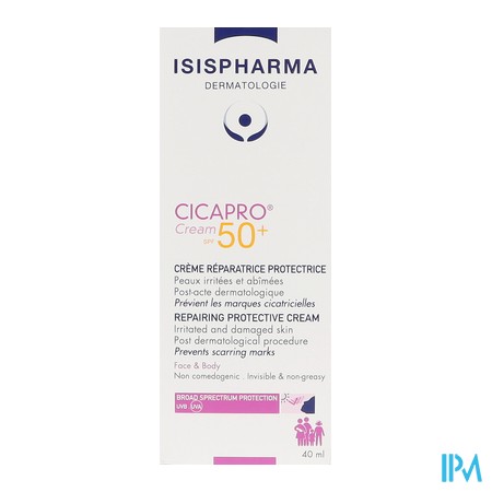 produit CICAPRO SCARS SPF 50+ 40ML
