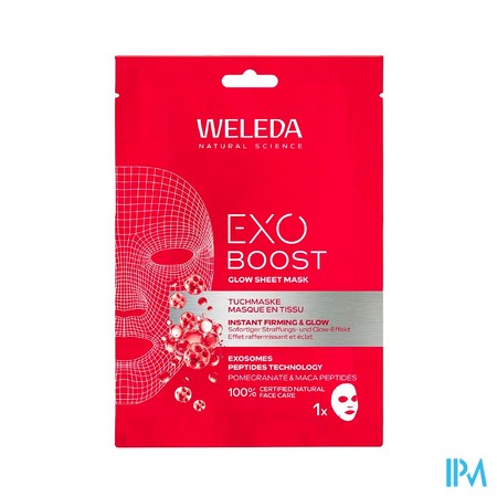 vignette WELEDA EXO BOOST GLOW MASQ TISSU GREN20ML