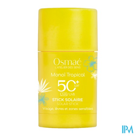 vignette OSMAE STICK SOLAIRE SPF50+ MON TROPIC 15G