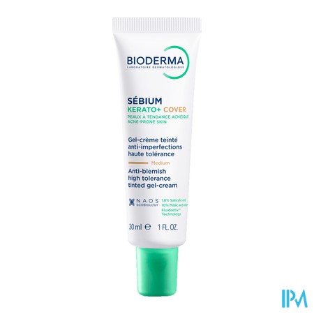 produit BIODERMA SEBIUM KERATO+ COVER MEDIUM 30ML