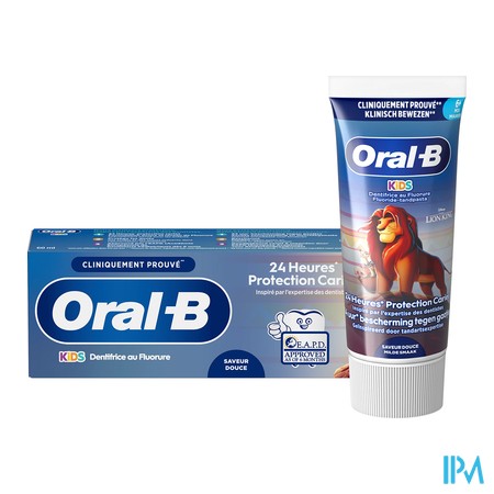 vignette ORAL-B KIDS DENT ROI LION 6M ET+ 60ML
