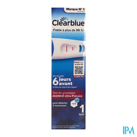 produit CLEARBLUE TEST GROSS ULT PRECOCE AVANCE 1