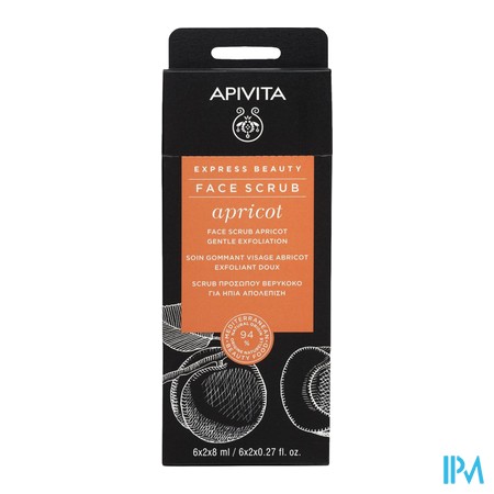 produit APIVITA EXFOLIAT DOUCE VIS ABRICOT 2X8ML