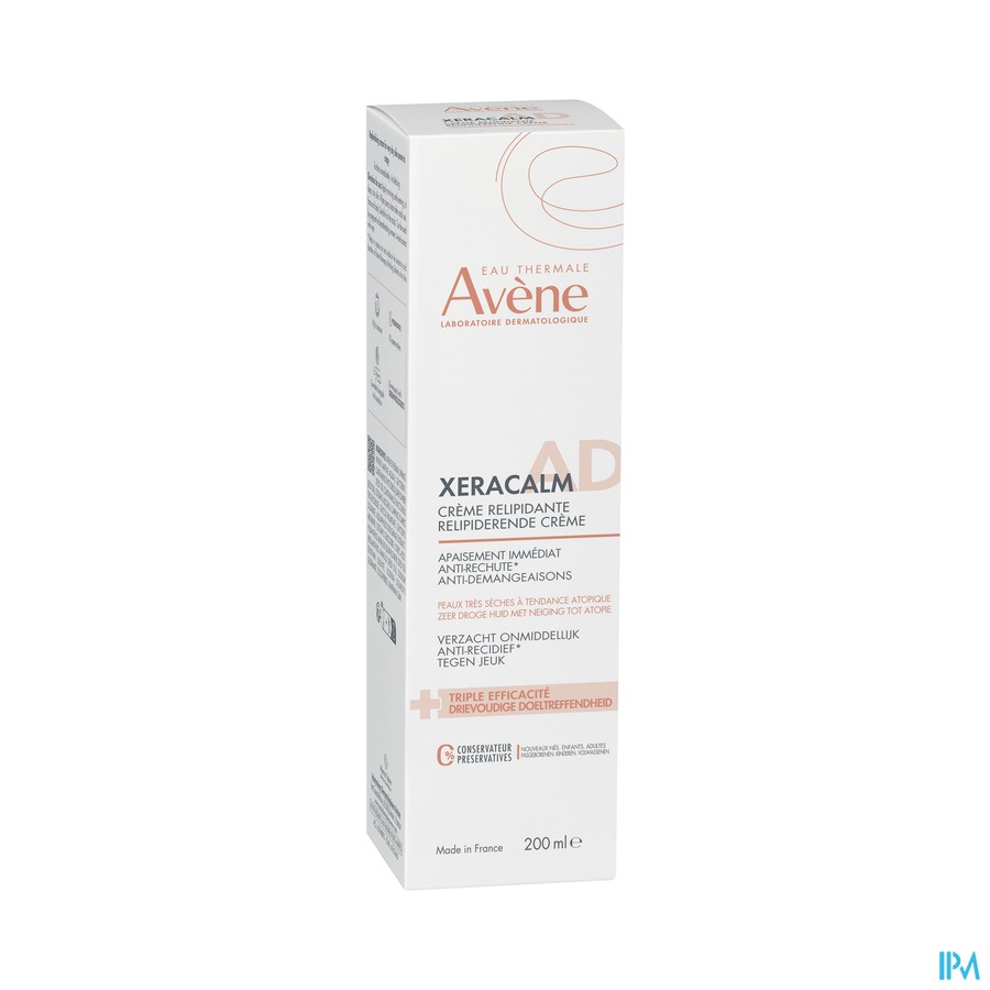 vignette AVENE XERACALM A.D CR RELIP 200ML