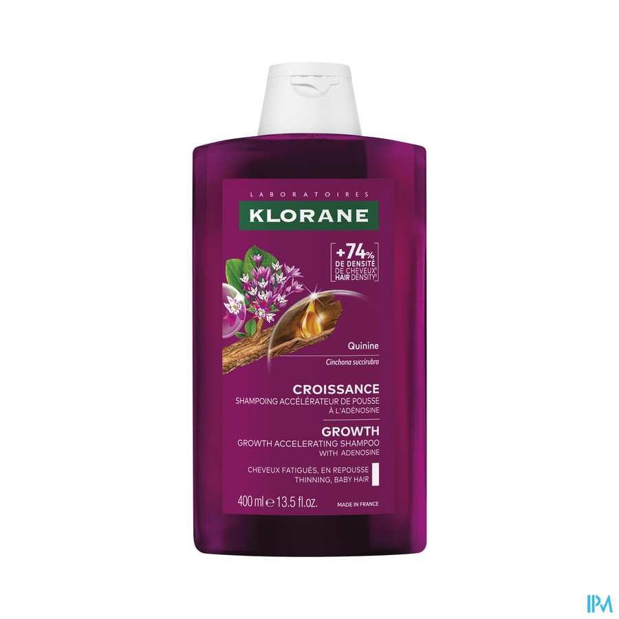 vignette KLORANE SH CROISS QUININE 400ML