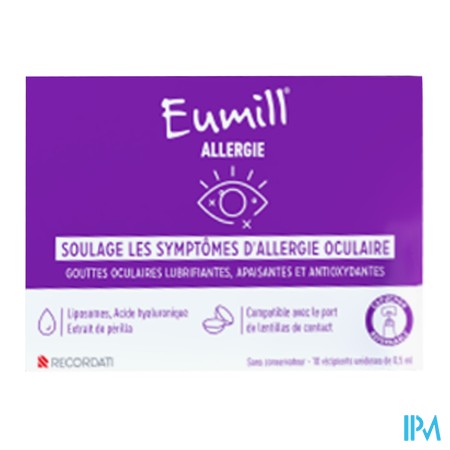 produit EUMILL ALLERGIE MONODOSE 0,5ML