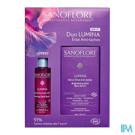 produit SANOFLORE COFF DUO LUMINA 2025