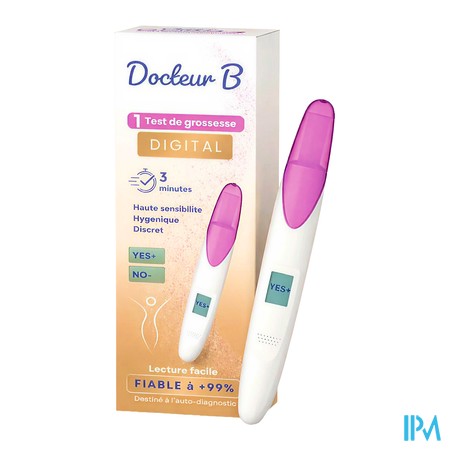 produit DOCTEUR B TEST DE GROSSESSE DIGITAL